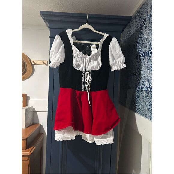 NEW Secret Wishes Little Red Riding Hood Adult Costume M NO CAPE - Picture 3 of 3